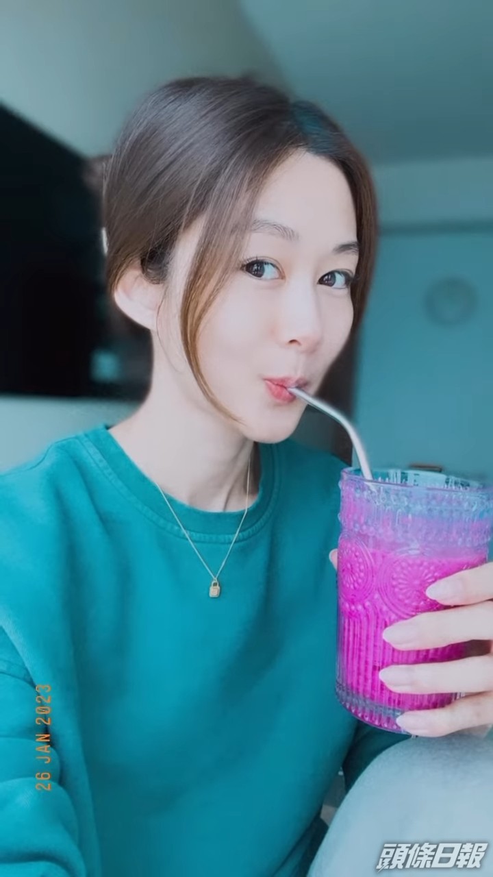 岑麗香以健康飲食護膚。